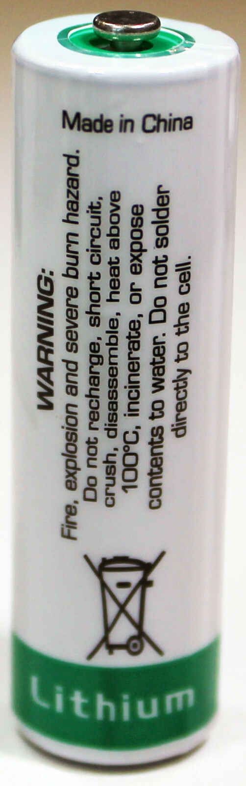 1 pile au lithium Saft LS-14500 AA 3,6 V, primaire LS 14500 - Fabriquée en France/Royaume-Uni