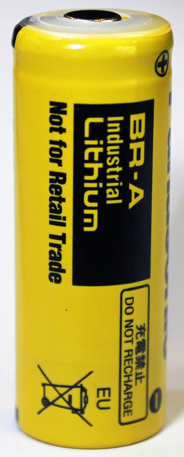 2PC Panasonic BR-A 1.8AH 3V Lithium Battery - Non-Rechargeable, Made in Japan