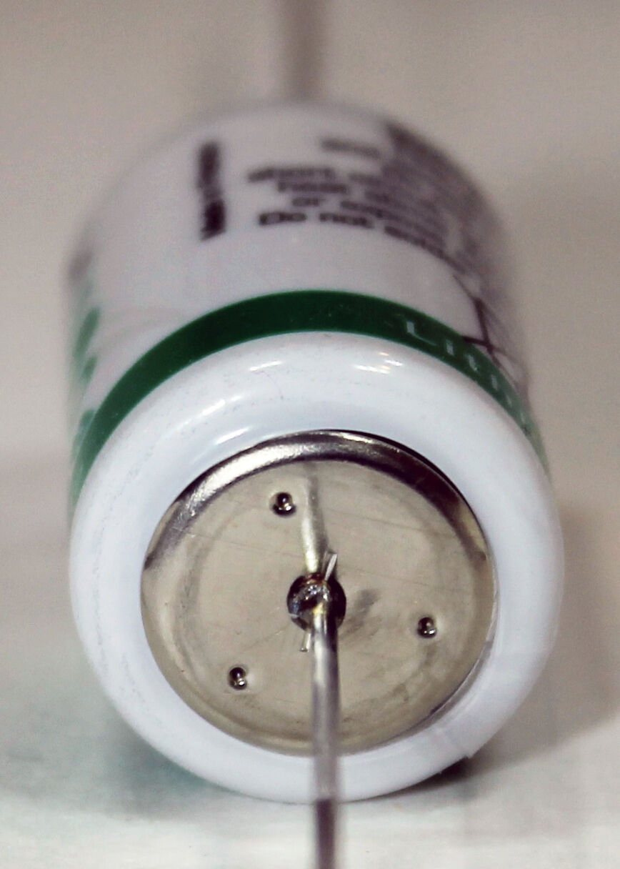 1PC Saft LS14250AX 1/2 AA Size 3.6V Li-SOCl2 Lithium-Thionyl Chloride with Lead