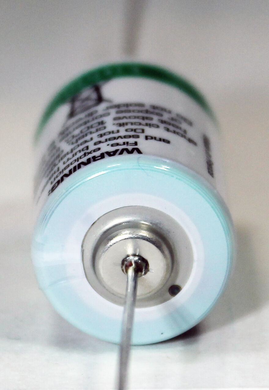 1PC Saft LS14250AX 1/2 AA Size 3.6V Li-SOCl2 Lithium-Thionyl Chloride with Lead