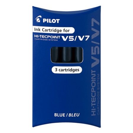 Cartouche de recharge PILOT Hi-TecPoint V5 / V7 Bleu