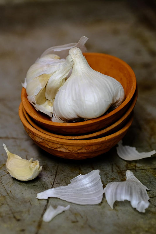 Bulbe d'ail éléphant cultivé en Ontario au centuple, 1 lb – Graines d'ail biologiques à planter ou à cuisiner, ail français géant noiseté et doux