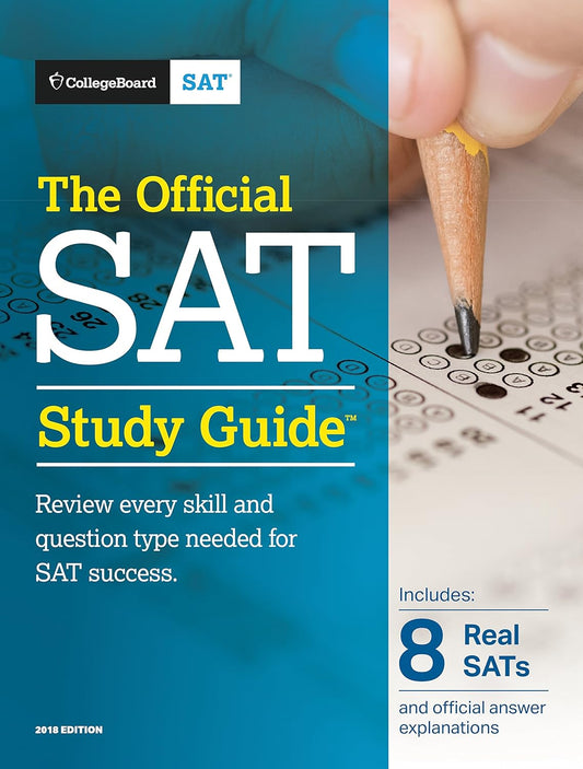 The Official SAT Study Guide, 2018 Edition, Used Book, Pickup Only, No shipping
