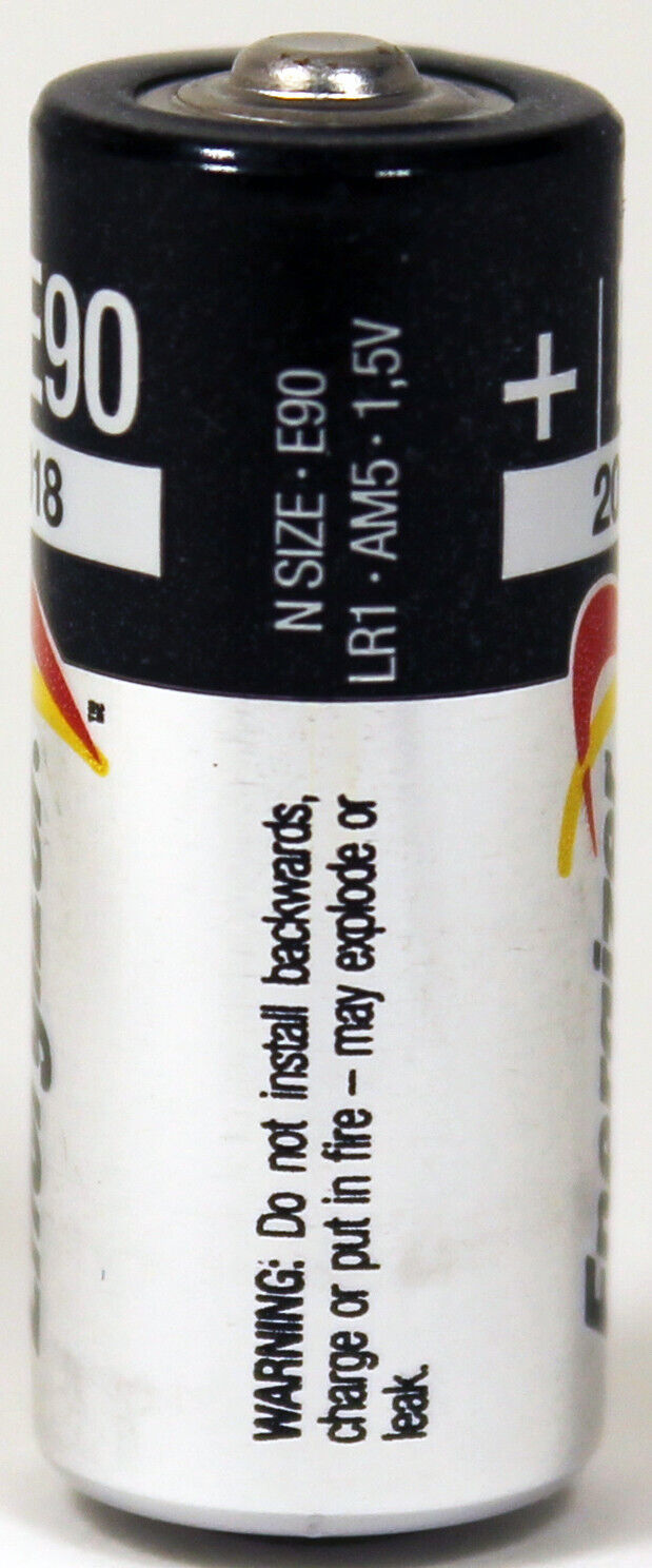 Piles alcalines Energizer E90 N de 1,5 V (lot de 6) Piles en vrac de 1,5 V LR1 de taille N 