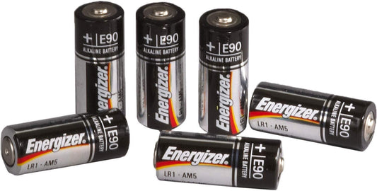 Fresh Energizer E90 N Alkaline 1.5 Volt Battery (6-Pack) 1.5V Bulk Cells LR1 N Size