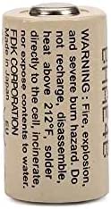 Lot de 2 piles au lithium FDK CR14250SE 3 V 1/2 AA pour remplacer SANYO CR14250SE 