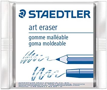 Gomme malléable Staedtler Plus Gomme bloc Art Gum Art Combo, 5427SBK2-CST 