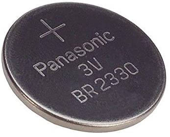 PANASONIC Batteries BR2330 BR-2330 2330 Lithium Battery, 3V, Coin Cell (1 Piece)