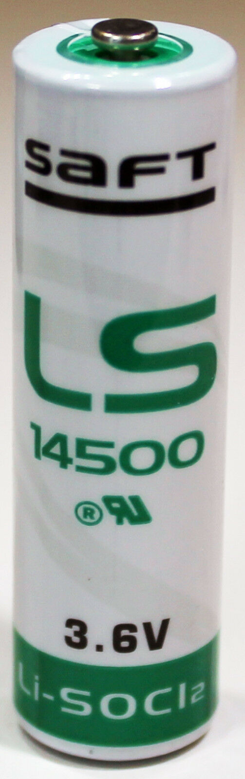 1 pile au lithium Saft LS-14500 AA 3,6 V, primaire LS 14500 - Fabriquée en France/Royaume-Uni