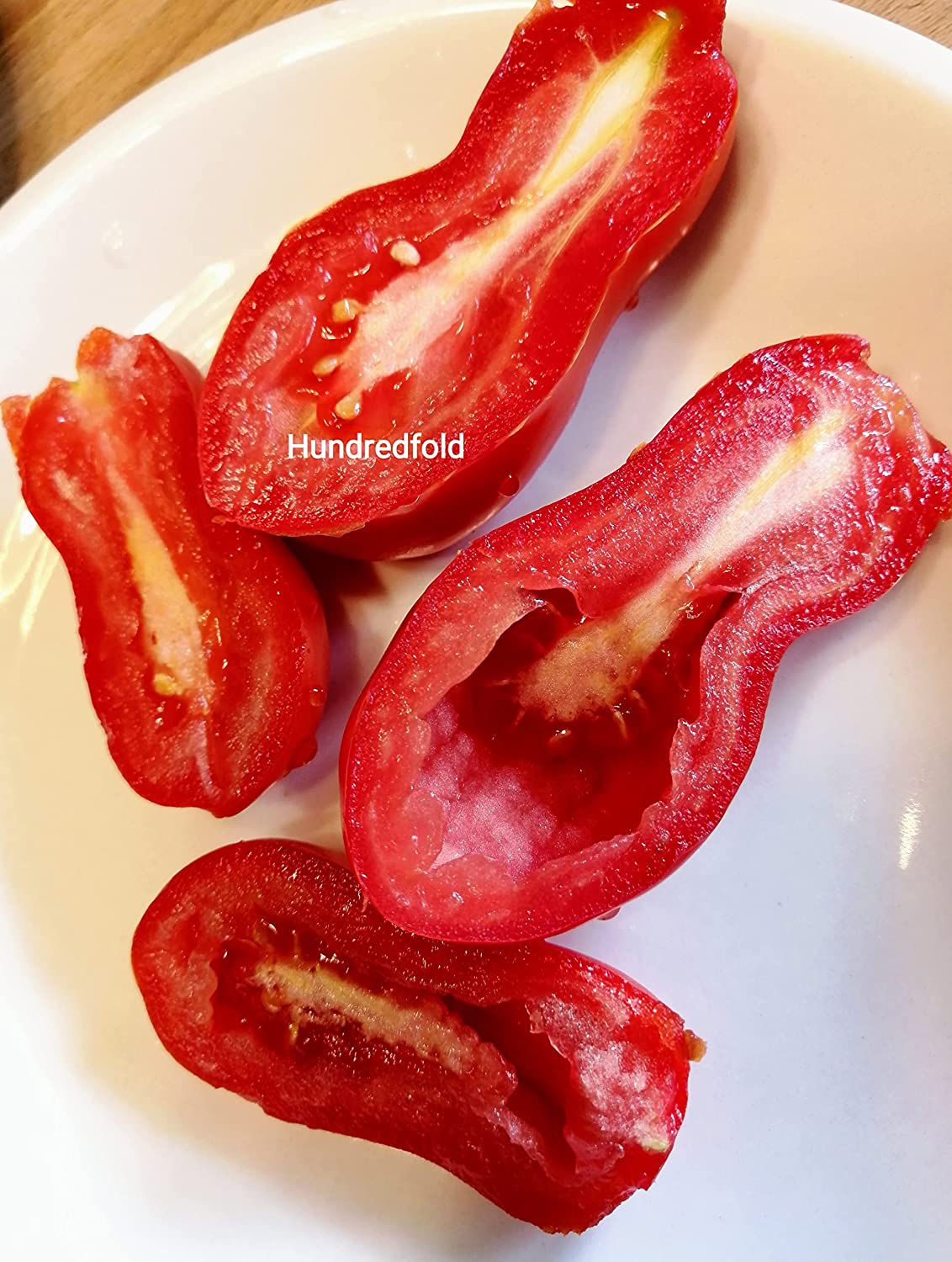 Hundredfold San Marzano Paste Tomato 30 Vegetable Seeds - Heirloom Italian Plum Tomato for Paste, Sauce and Canning
