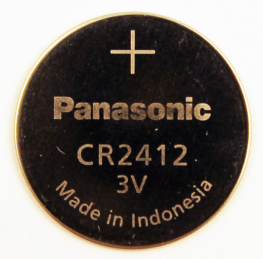 2 Cells of Panasonic CR2412 2412 Lithium (LiMNO2) Coin Cell battery 3V CR-2412/BN