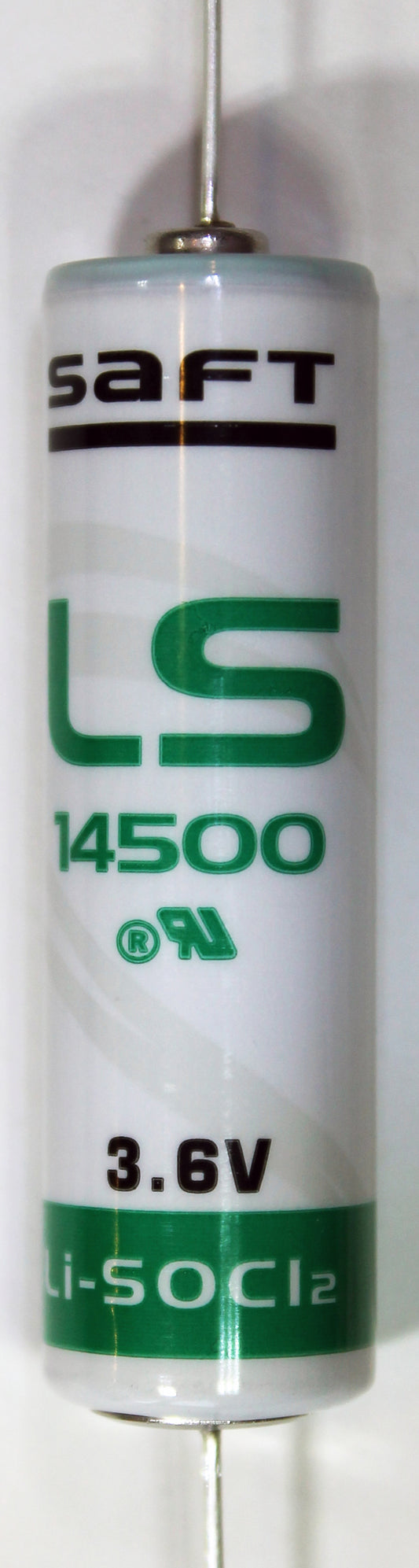Pile au lithium-chlorure de thionyle axiale SAFT LS14500AX AA 3,6 V, câbles PC LS14500-AX 