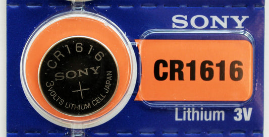 Piles Sony Lithium 3V taille CR1616 (lot de 5) Sony authentiques officielles, meilleures d'ici 2028