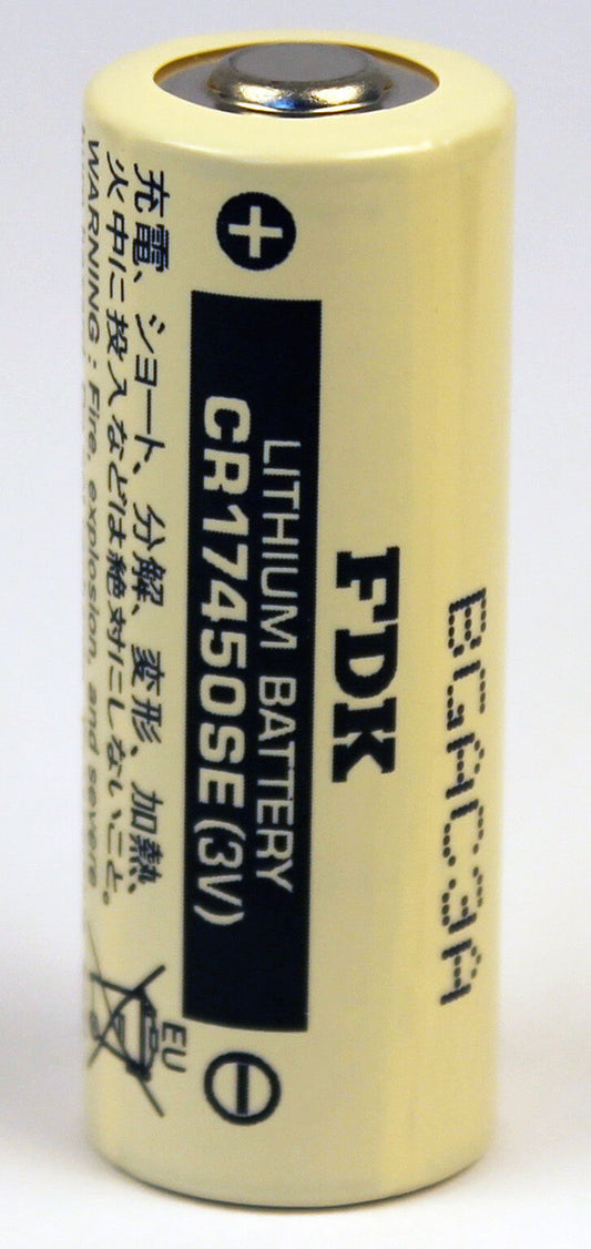 2PC FDK CR17450SE A 250mah Lithium Battery Made in Japan, Size A, CR17450SET, 3V