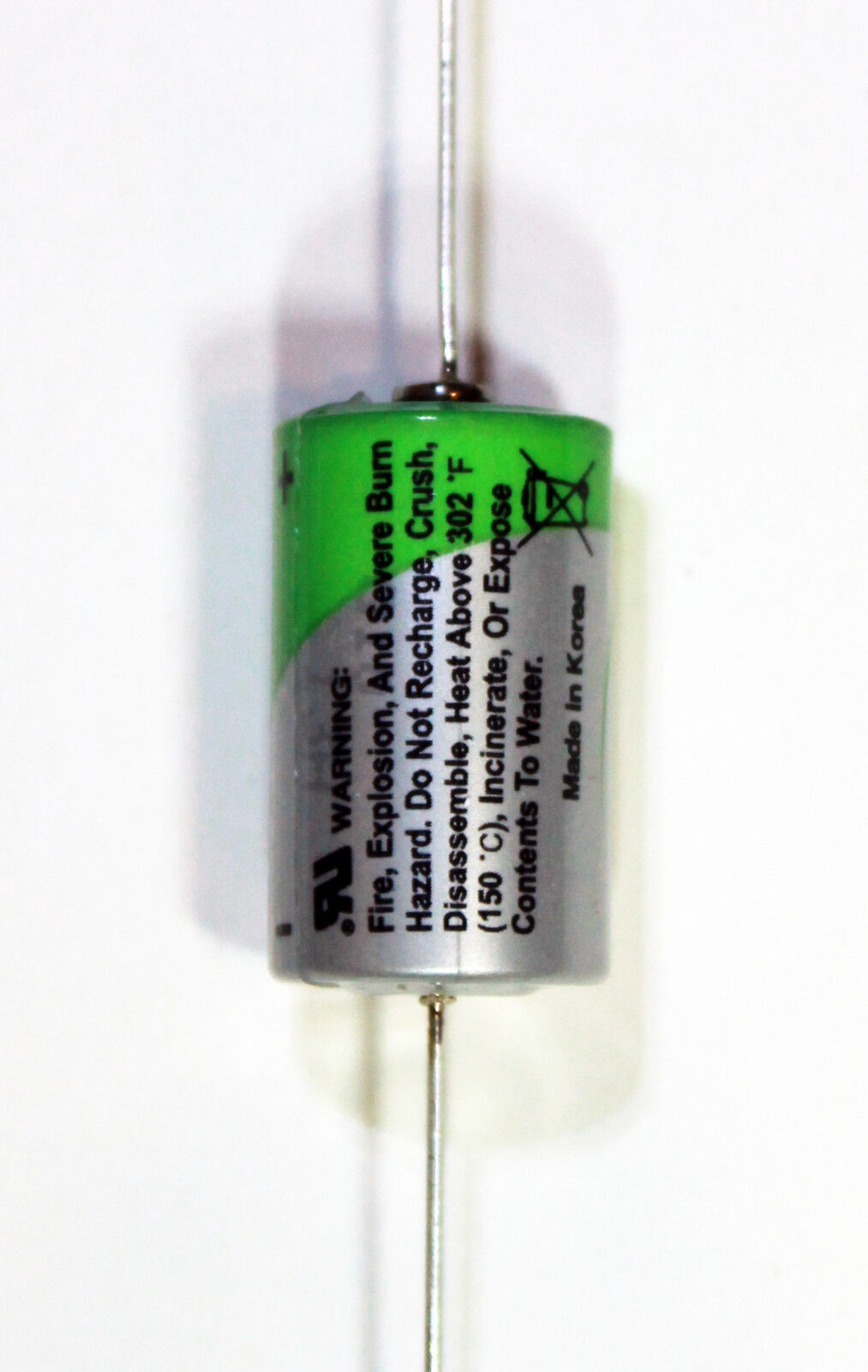 2PC Xeno 1/2AA 3.6V XL-050F-AX Lithium Thionyl Chloride Axial Leads Korea Made