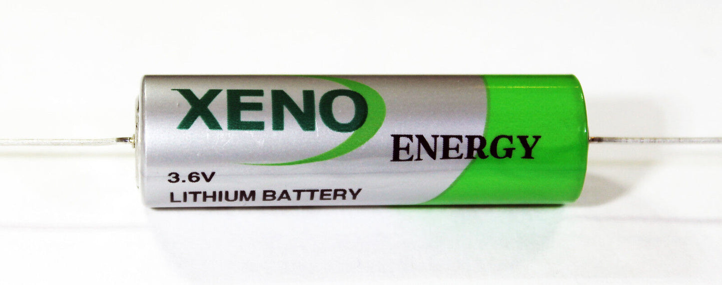 Xeno XL-060F-AX AA Size Axial Lead, 3.6V, Lithium Thionyl Chloride-Korea Made