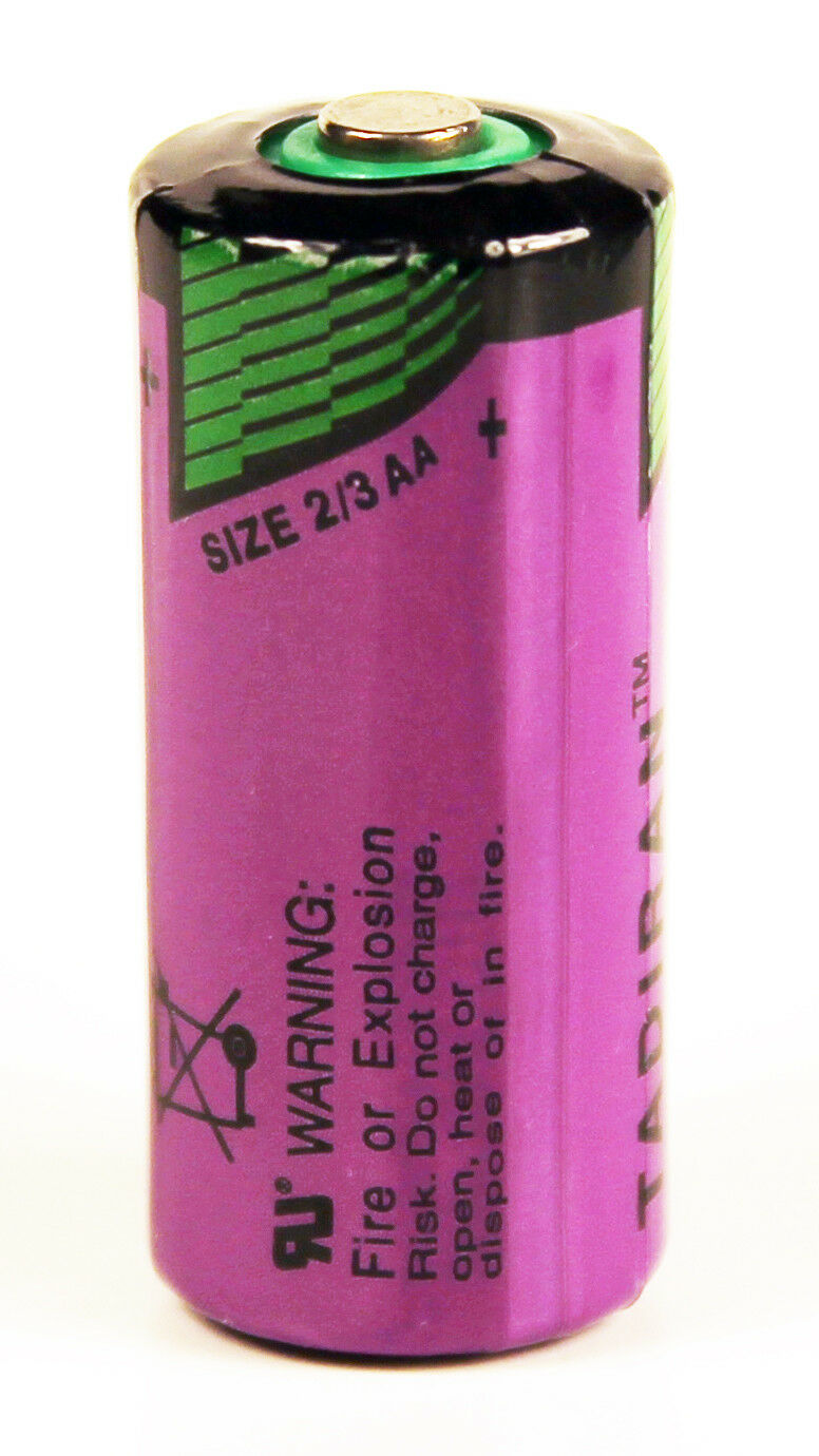1 pile au lithium Tadiran 2/3AA, TL-5955 pour applications grand public/industrielles, batterie au chlorure de thionyle au lithium 3,6 V TL 5955