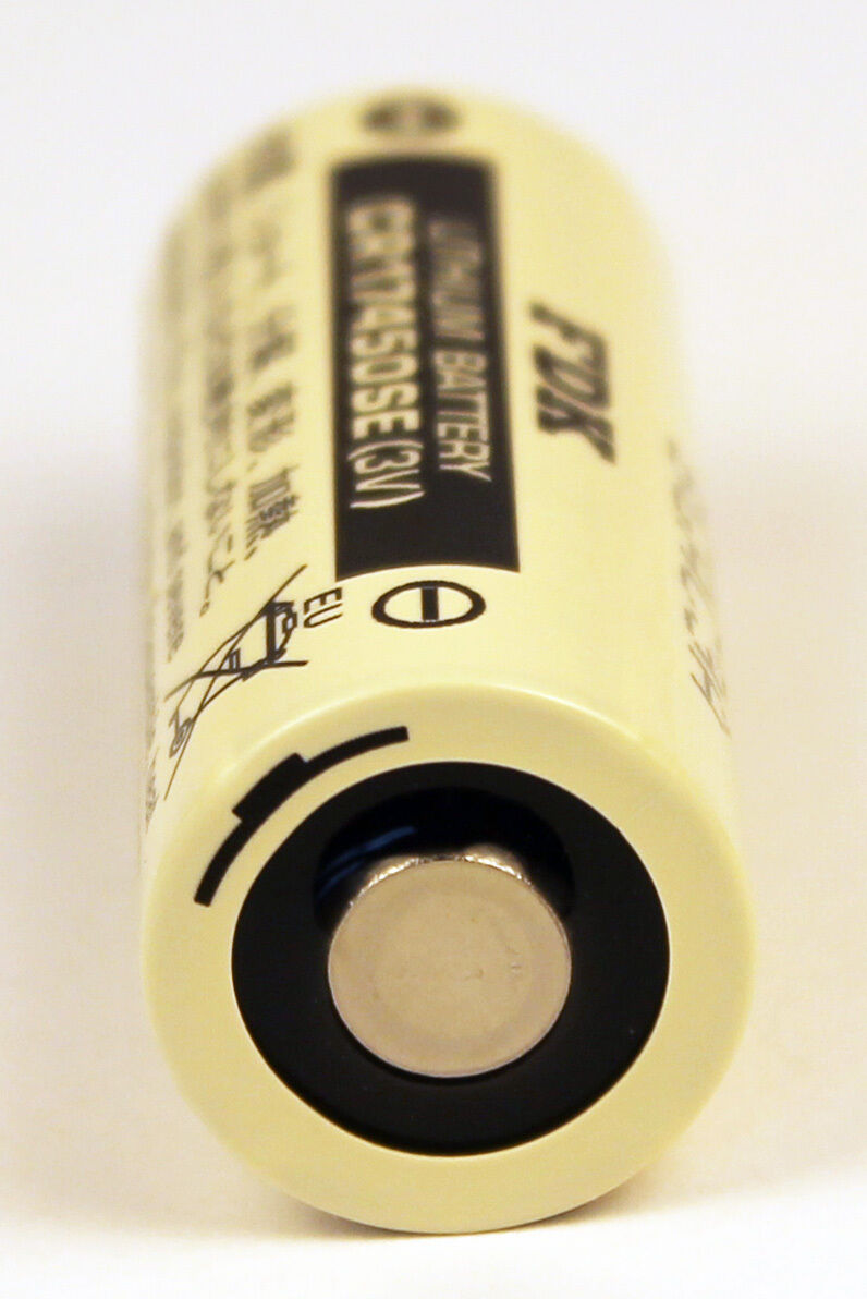 2PC FDK CR17450SE A 250mah Lithium Battery Made in Japan, Size A, CR17450SET, 3V