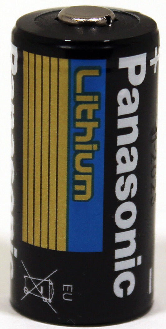 2PC Panasonic CR123A 3 Volt Photo Lithium Battery, CR-123APA/B, CR123,123A