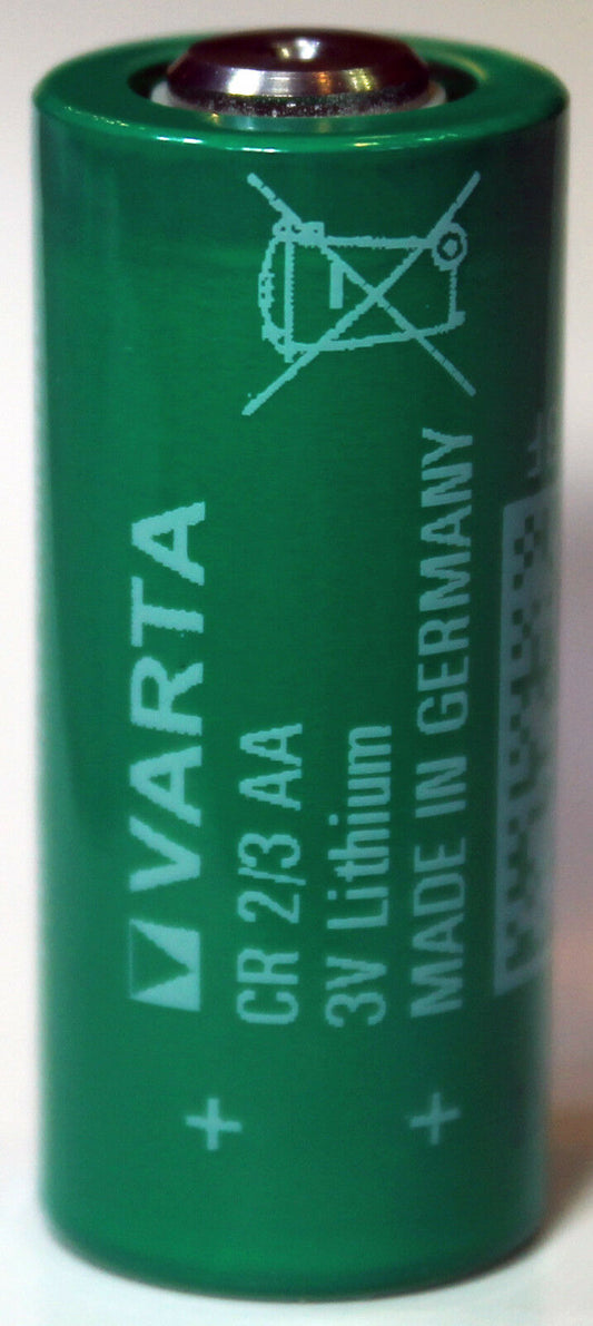 1PC Varta CR2/3 AA 3V 1350 mAh CR2/3AA Lithium Battery - Made in Germany