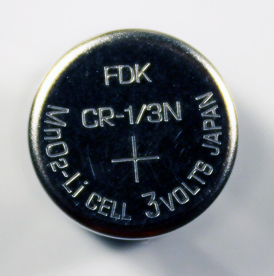 2PC FDK CR1/3N 3V 160mAh Battery Button Type; DL1/3N,2L76, DR1/3N, Make in Japan, Suited for Crimson Trace