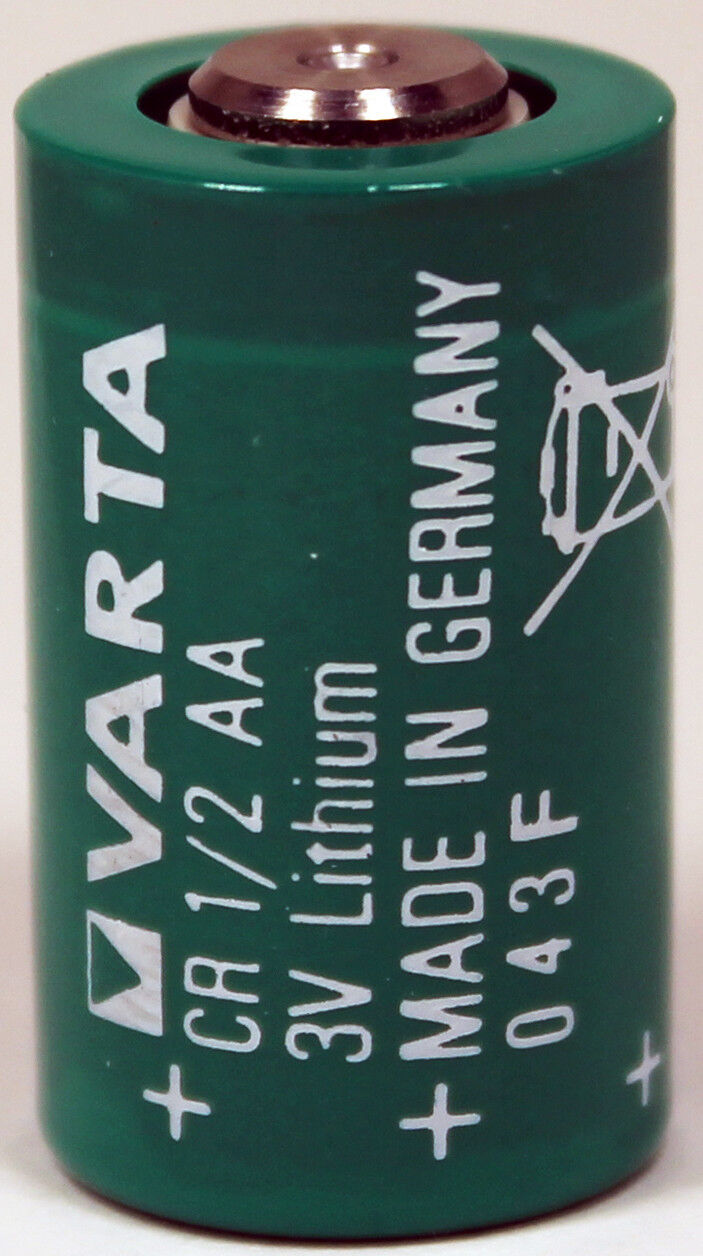 1 pile au lithium Varta CR1/2 AA 3 V CR14250, fabriquée en Allemagne CR-1/2-AA