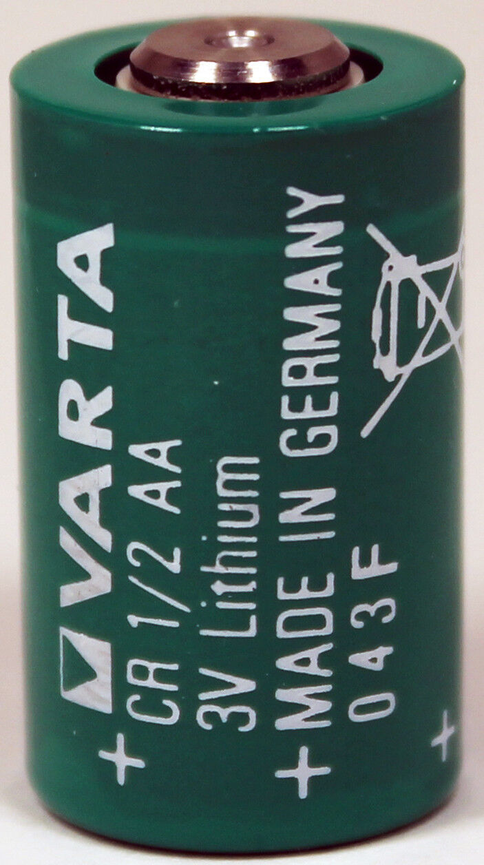 1PC Varta CR1/2 AA 3V Lithium Battery CR14250, Made in Germany CR-1/2-AA